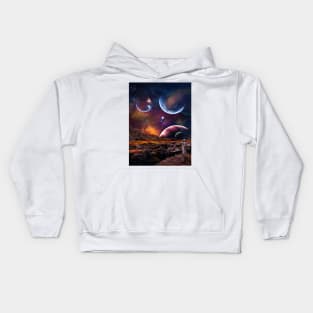 Nature On Another Planet Kids Hoodie